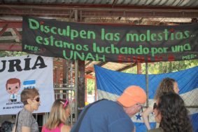 honduras student protest