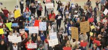 DIA protest
