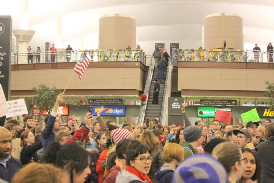 DIA protest