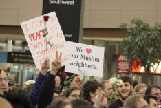 DIA protest