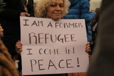 DIA protest
