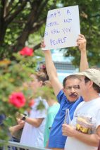 anti trump counter protest