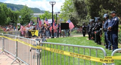 anti trump counter protest