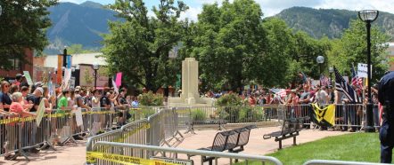 anti trump counter protest