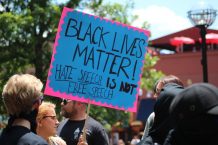 anti trump counter protest