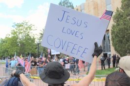 anti trump counter protest